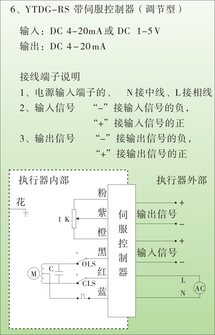 電動執(zhí)行器原理圖
