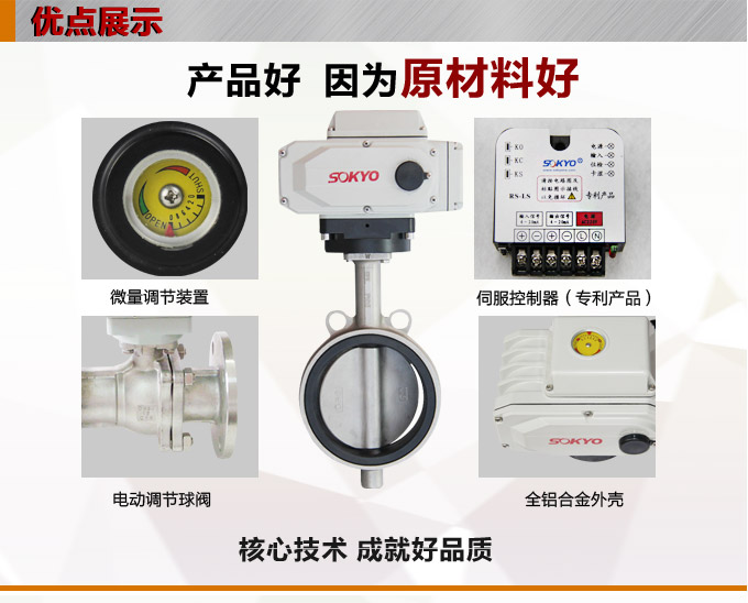 電動調(diào)節(jié)閥,YTDG-RS電動調(diào)節(jié)蝶閥,電動蝶閥產(chǎn)品優(yōu)點(diǎn)1