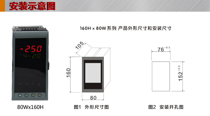 數(shù)顯控制儀,DT320智能單回路數(shù)顯表,單回路數(shù)顯控制儀安裝示意圖 數(shù)顯控制儀,DT320智能單回路數(shù)顯表,單回路數(shù)顯控制儀安裝示意圖