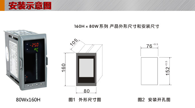 智能數(shù)顯表 ,DT320G單光柱數(shù)顯控制儀,單回路數(shù)顯控制儀安裝示意圖 智能數(shù)顯表 ,DT320G單光柱數(shù)顯控制儀,單回路數(shù)顯控制儀安裝示意圖