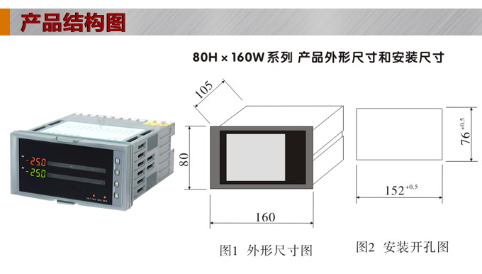 智能數(shù)顯表,DT416G雙光柱數(shù)顯控制儀,雙回路數(shù)顯控制儀結(jié)構(gòu)圖 智能數(shù)顯表,DT416G雙光柱數(shù)顯控制儀,雙回路數(shù)顯控制儀結(jié)構(gòu)圖