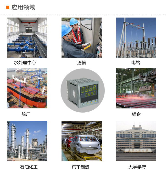 數(shù)顯控制儀 DT407智能雙回路數(shù)顯表，雙回路數(shù)顯控制儀應用領域