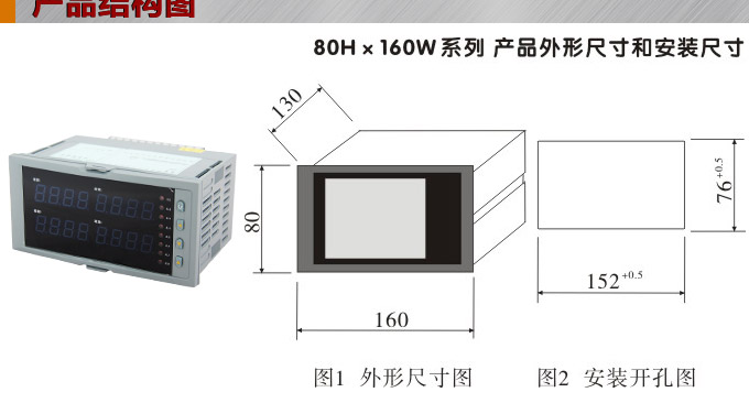 數(shù)顯控制儀,DT516智能四回路數(shù)顯表,多回路巡檢控制儀產(chǎn)品結(jié)構(gòu)圖 數(shù)顯控制儀,DT516智能四回路數(shù)顯表,多回路巡檢控制儀產(chǎn)品結(jié)構(gòu)圖