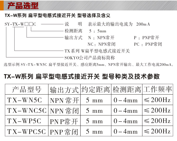 電感式接近開關(guān),TX-W扁平形接近開關(guān),接近傳感器產(chǎn)品選型 電感式接近開關(guān),TX-W扁平形接近開關(guān),接近傳感器產(chǎn)品選型